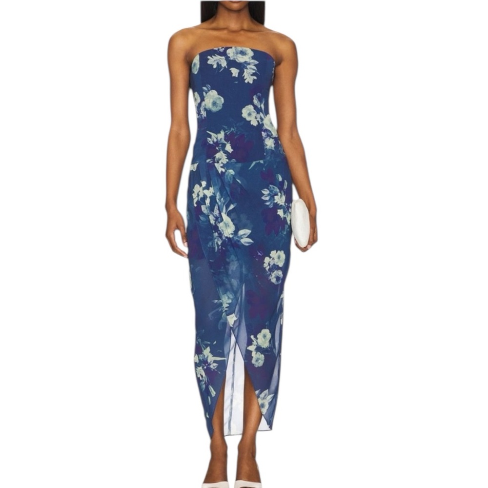 NEW Amanda Uprichard Lotus Dress in Twilight Garden